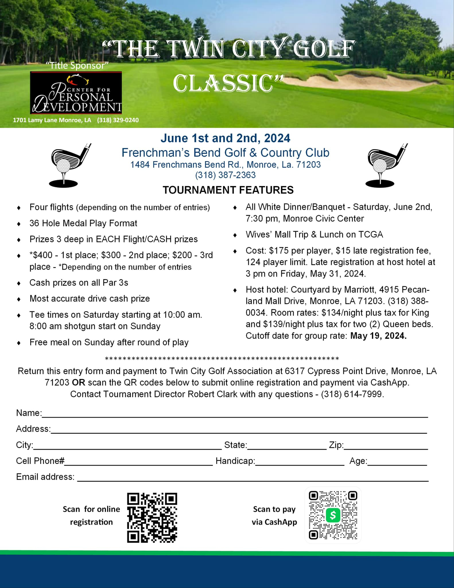 Registration Twin City Golf Association