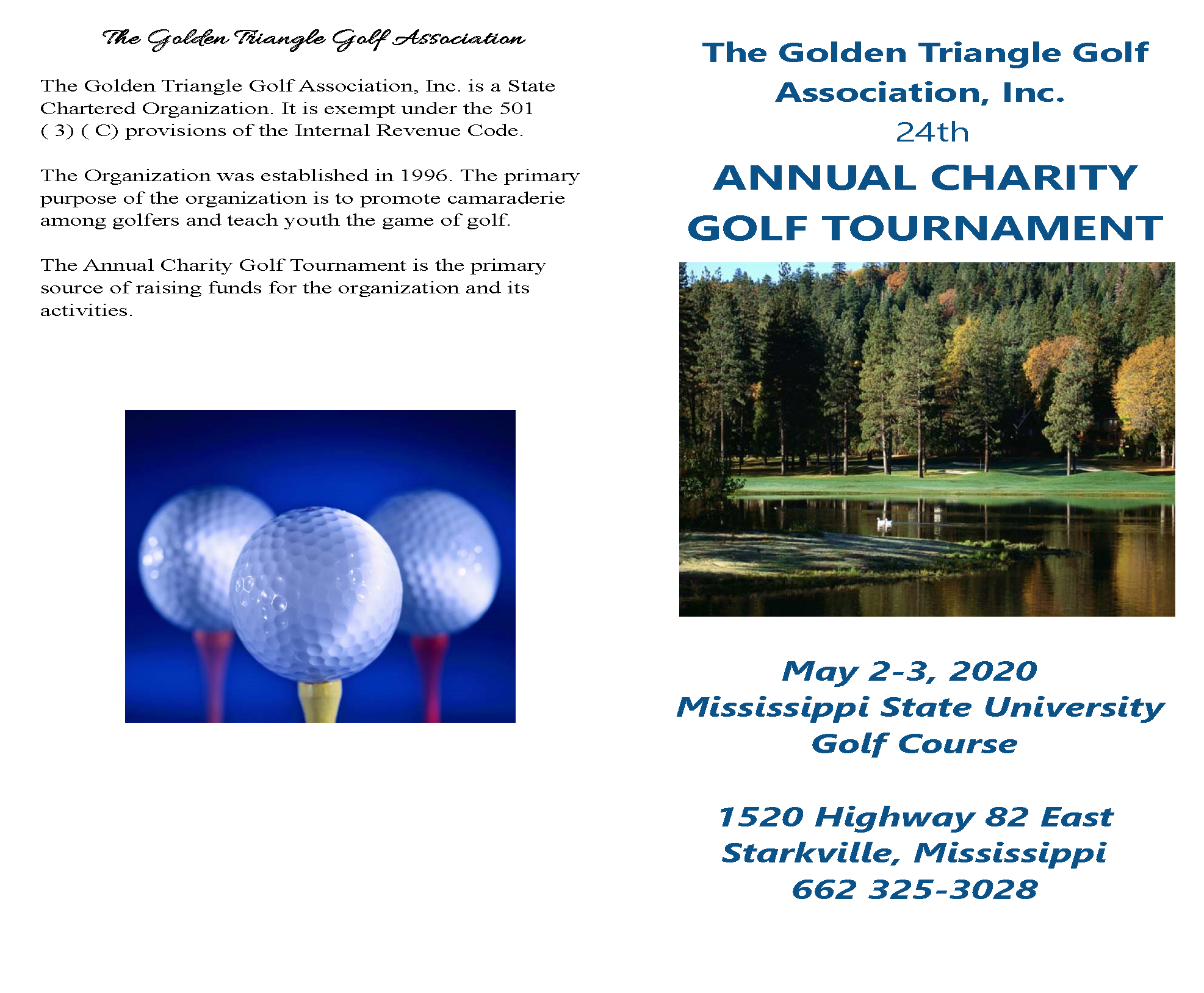 Welcome to The Golden Triangle Golf Association